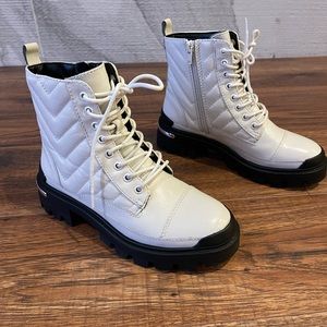 Aldo White Boots, Size 6